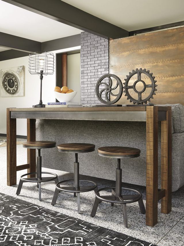 Signature Design by Ashley® Torjin Brown/Gray Counter Height Bar Stool- Set of 2-3