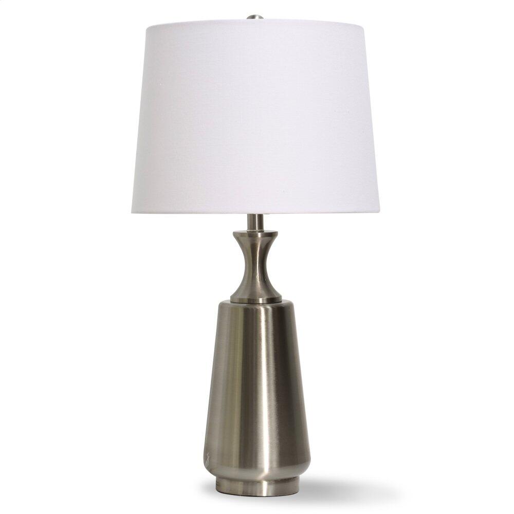 Style Craft Brushed Steel Touch Me Table Lamp