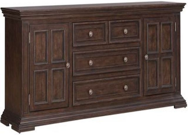 Liberty Big Valley Brownstone 76 Inch TV Console-0