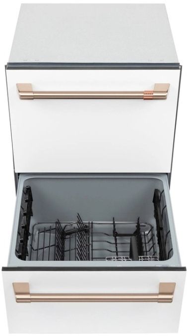 Café™ 24" Matte White Built-In Drawer Dishwasher-3