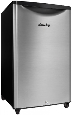 Danby® 4.4 Cu.Ft. Black Stainless Steel Compact Refrigerator