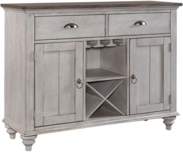 Liberty Ocean Isle Antique White/Weathered Pine Buffet