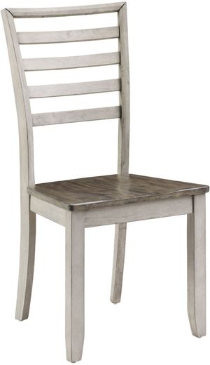 Steve Silver Co.® Abacus Two-Tone Smoky Alabaster and Smoky Honey Side Chair