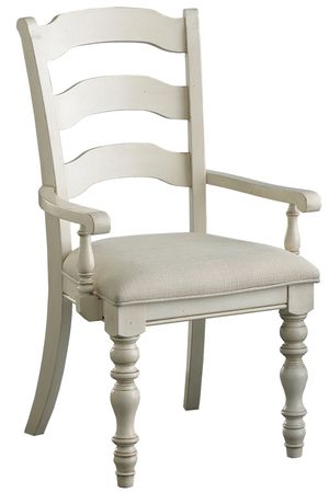 Hillsdale Furniture Pine Island 2-Piece Old White Arm Chair Set