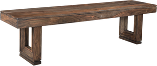 Coast to Coast Imports™ Brownstone Nut Brown Dining Bench