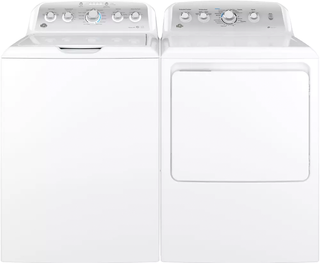 GE Top Load Laundry Pair with Gas Dryer