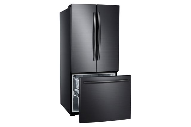 Samsung 21.6 Cu. Ft. Fingerprint Resistant Black Stainless Steel French Door Refrigerator 6