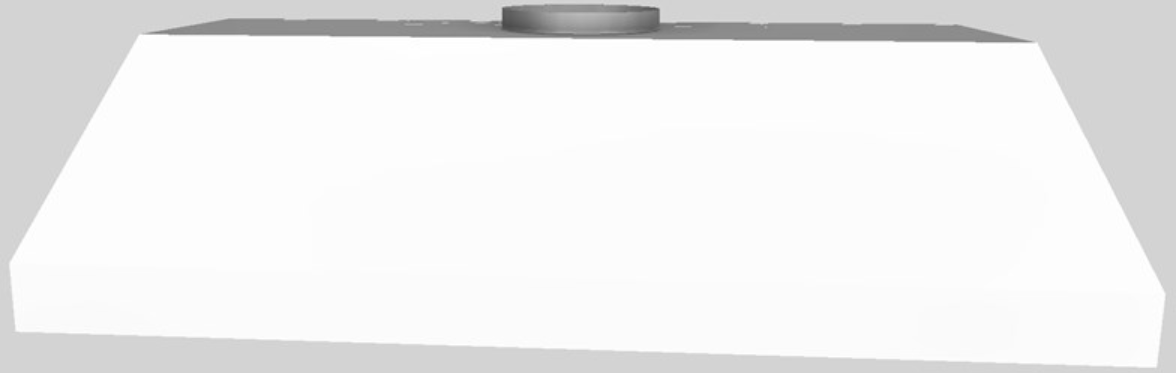 Vent-A-Hood® 48" Wall Mounted Liner Insert-White