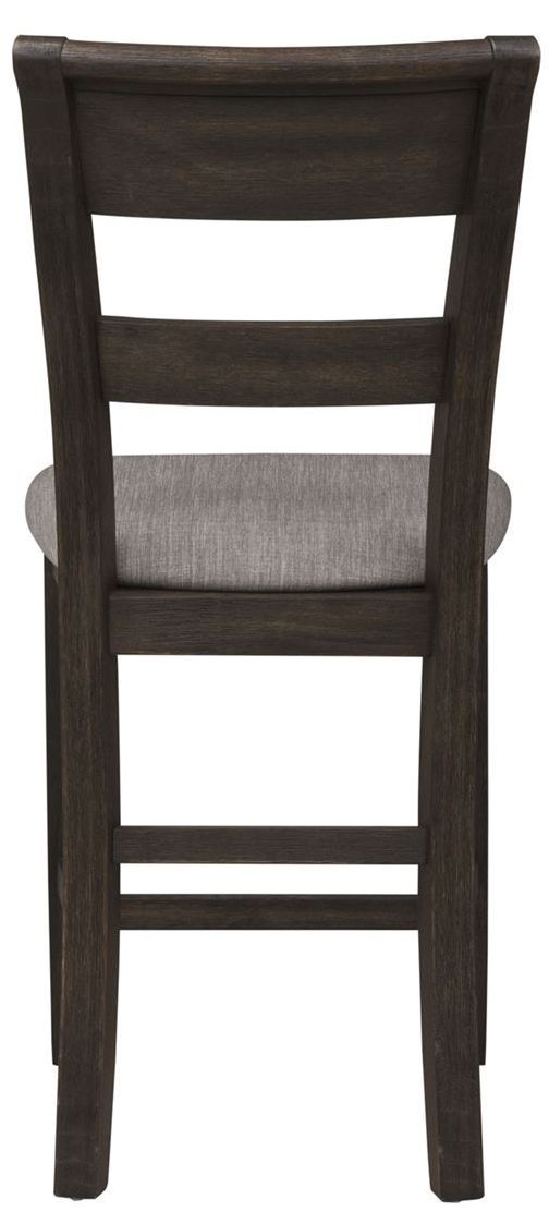 Liberty Furniture Double Bridge Dark Chestnut Splat Back Counter Chair 2