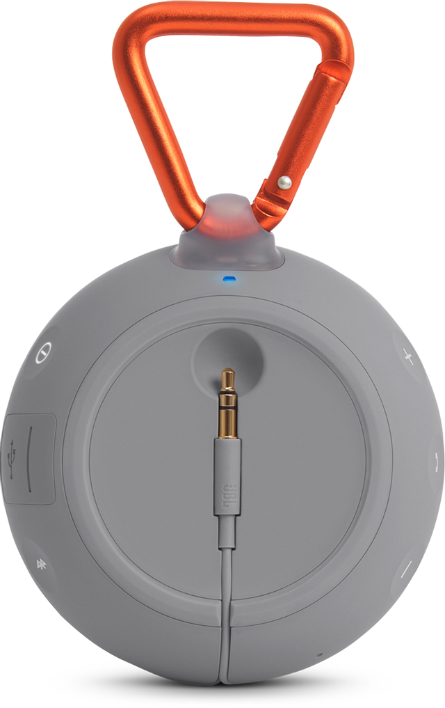 JBL® Clip 2 Grey Portable Bluetooth Speaker-1