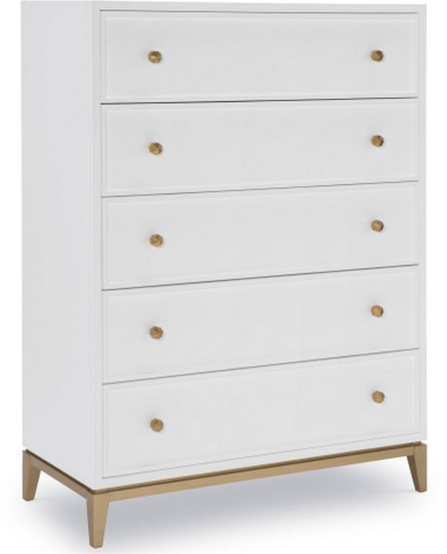 Legacy Classic Chelsea by Rachael Ray Bright White Drawer Chest-0