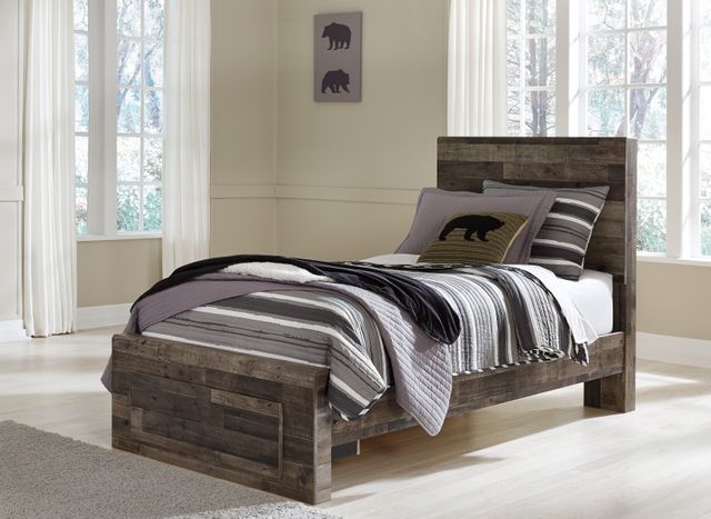 Tête de lit à panneaux simple simple Derekson, brun, Benchcraft® 9