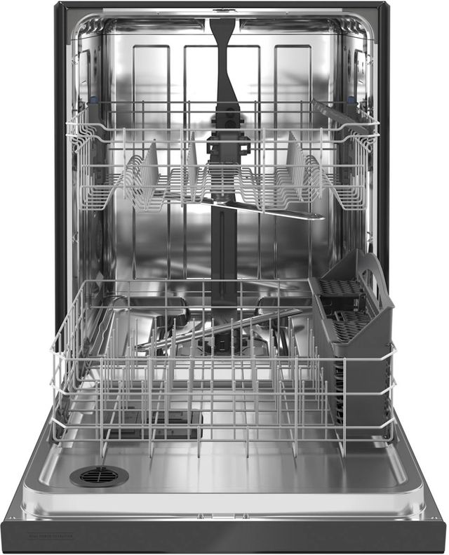Maytag® 24" Black Front Control Built In Dishwasher-1
