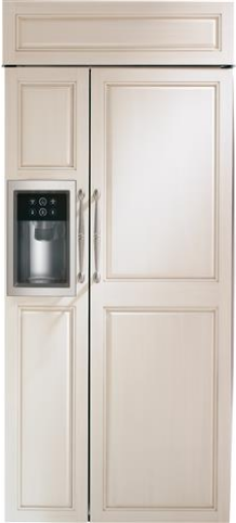 Monogram® 21.2 Cu. Ft. Built In Side By Side Refrigerator-Panel Ready 0