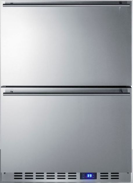 Summit® 3.4 Cu. Ft. Outdoor Drawer Refrigerator-Stainless Steel