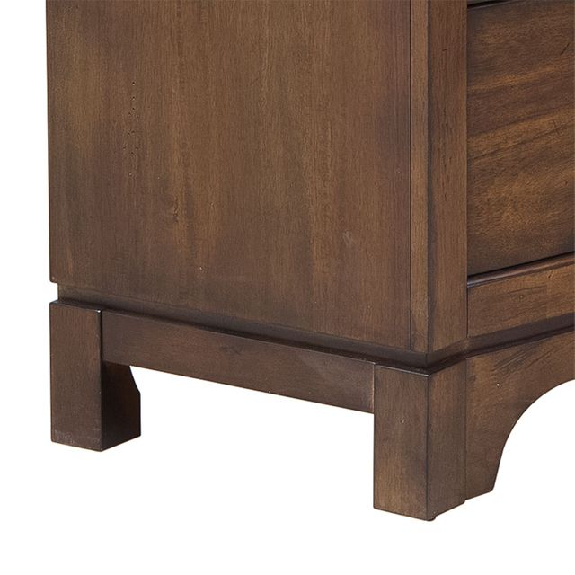 Liberty Furniture Avalon III Pebble Brown Dresser & Lighted Mirror 6