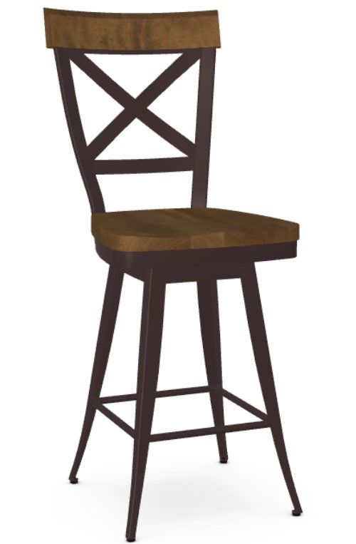 Amisco Customizable Kyle Swivel Counter Stool | Marshall's Home Living ...