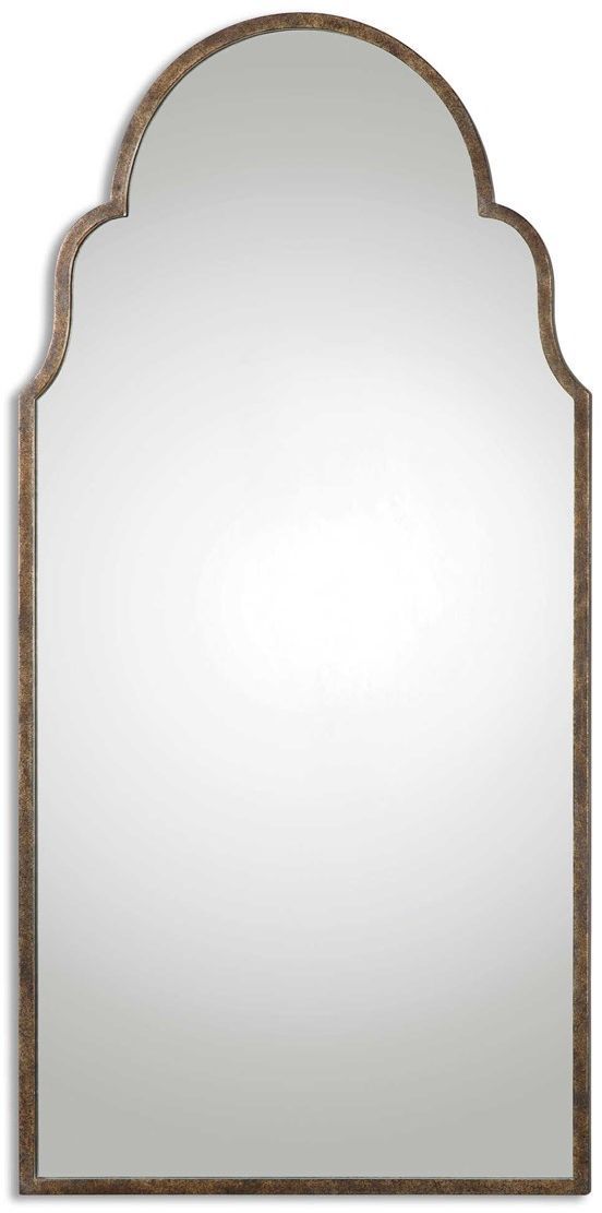 Uttermost® by Grace Feyock Brayden Bronze Tall Arch Mirror-0