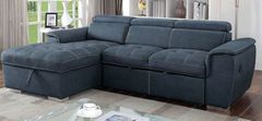 Furniture of America® Patty 2 Piece Blue Gray Sectional