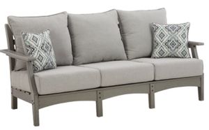 Signature Design by Ashley® Visola Gray Sofa with Cushion