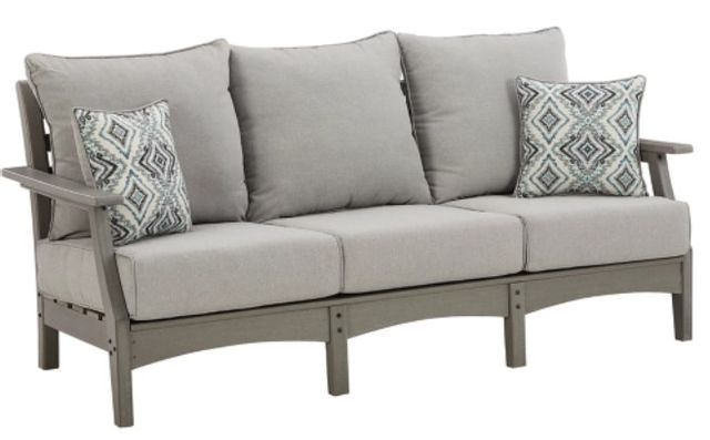 Visola Gray Sofa with Cushion