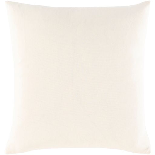 Surya La Guirlande Cream 18" x 18" Toss Pillow with Down Insert 1