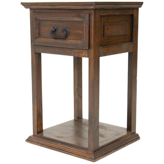 Rustic Imports Diego Tobacco 1-Drawer Nightstand-1