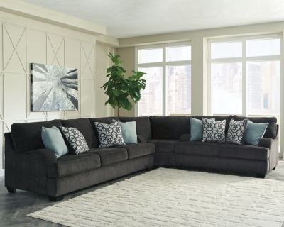 Benchcraft® Charenton Charcoal Sofa 3