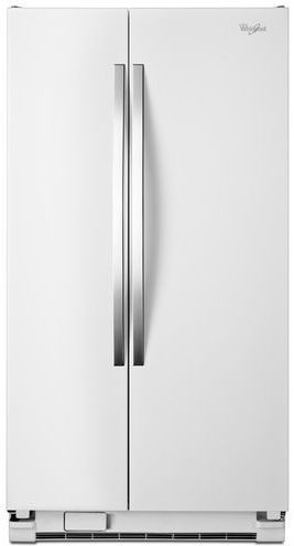 Whirlpool® 25 Cu. Ft. Side-by-Side Refrigerator-White Ice