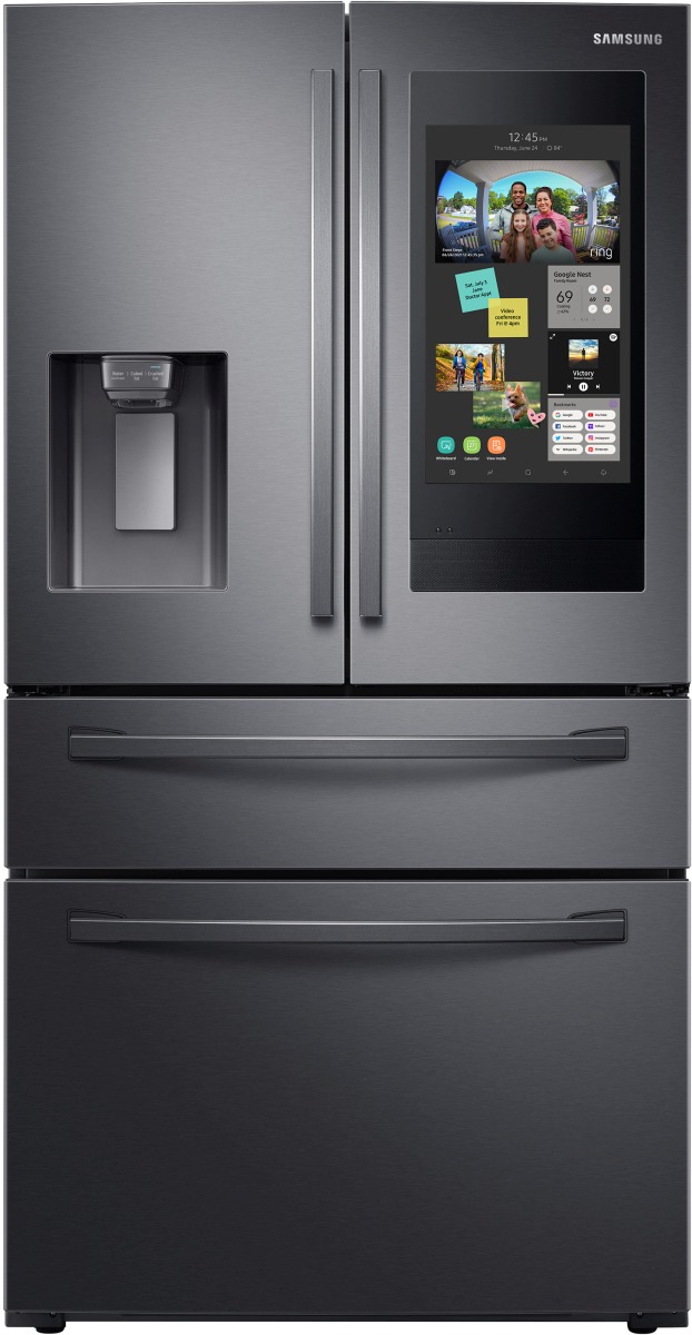 Samsung 27.7 Cu. Ft. Fingerprint Resistant Black Stainless Steel French Door Refrigerator