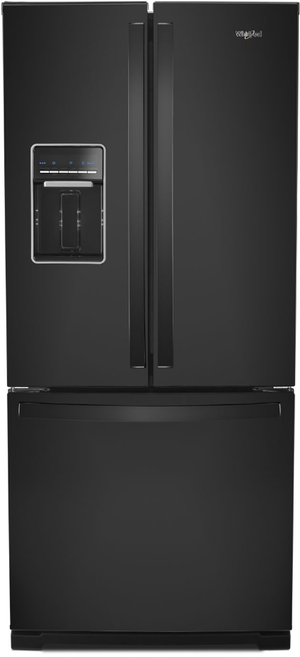 Whirlpool® 19.7 Cu. Ft. French Door Refrigerator-Black