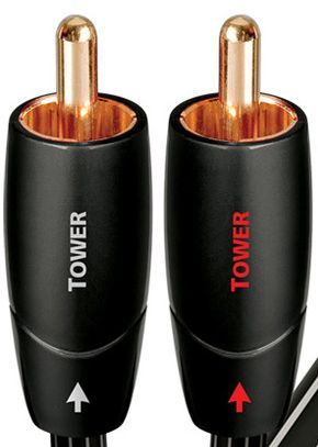 AudioQuest® Tower RCA Interconnect Analog Audio Cable (2.0M/6'6") 1