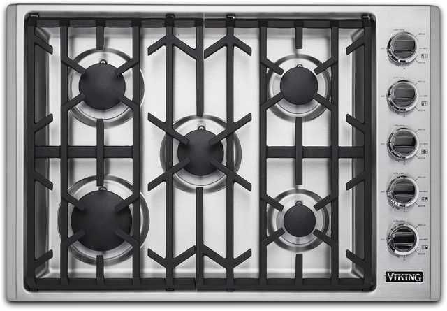 Viking® Professional 5 Series 30" Stainless Steel Natural Gas Cooktop-0