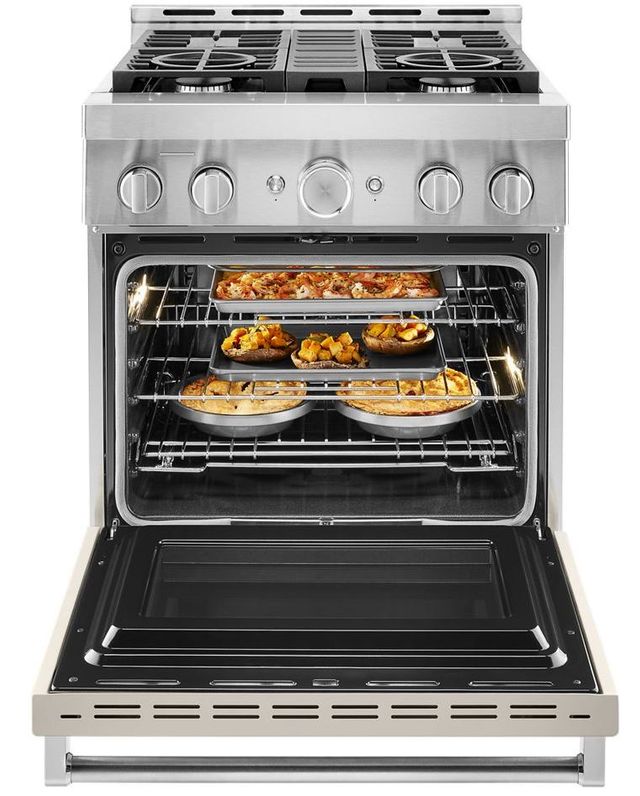 KitchenAid® 30" Stainless Steel Commercial Style Gas Range 25