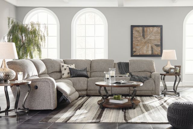 Signature Design by Ashley® Pittsfield Right Arm Facing Double Reclining Power Console Loveseat 3