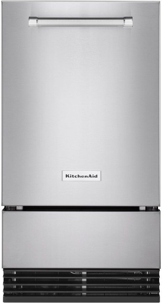 KitchenAid® 17.69" Stainless Steel with PrintShield™ Finish Automatic Ice Maker 0