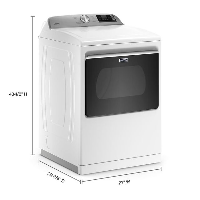 Maytag® 7.4 Cu. Ft. White Top Load Electric Dryer 6