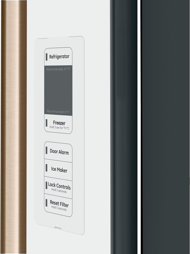 Réfrigérateur à portes françaises à profondeur de comptoir de 36 po Cafe™ de 23,1 pi³ - Blanc mat 4