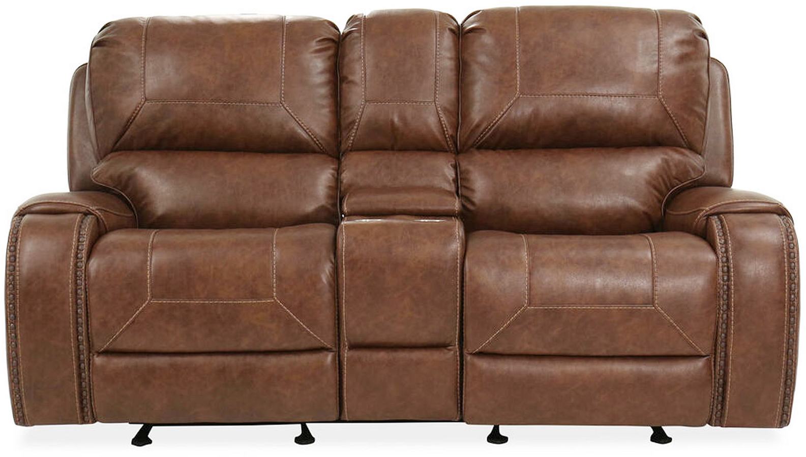 Steve Silver Co.® Keily Brown Manual Motion Glider Recliner Loveseat