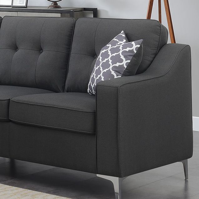 Tribeca Charcoal 4 Pc Sectional 1