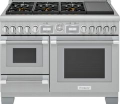 Thermador® Pro Grand® 48" Stainless Steel Pro Style Dual Fuel Natural Gas Range