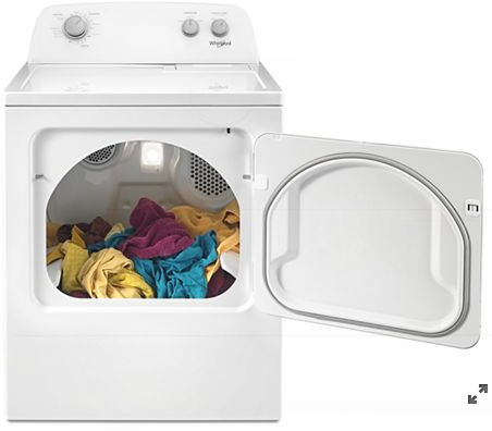 Whirlpool® 7.0 Cu. Ft. White Front Load Electric Dryer 1