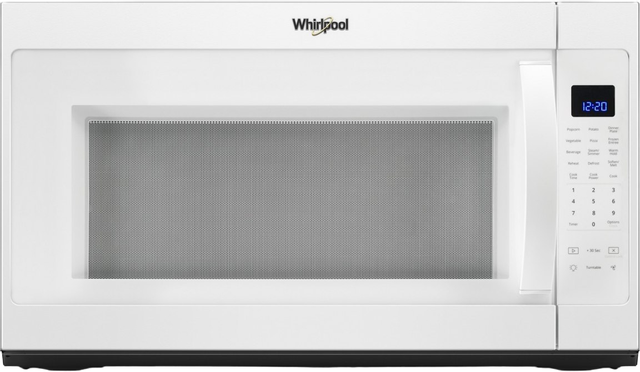 Four à micro-ondes à hotte intégrée de 30 po Whirlpool® de 2.1 pi³ - Blanc