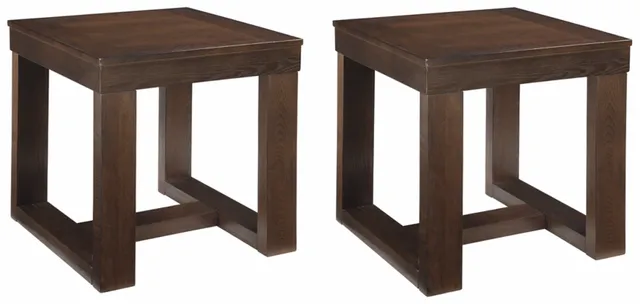 Signature Design by Ashley® Watson 2-Piece Dark Brown Living Room Table Set-0