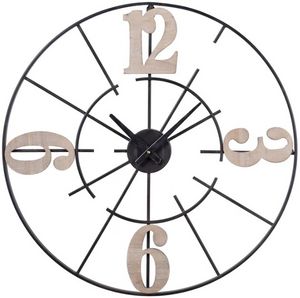 Stylecraft Beige/Black Wall Clock