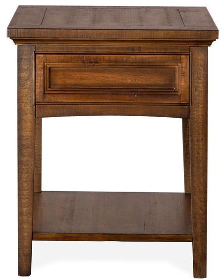 Magnussen Home® Bay Creek Toasted Nutmeg End Table 3