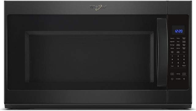 Whirlpool® 2.1 Cu. Ft. Black Over The Range Microwave