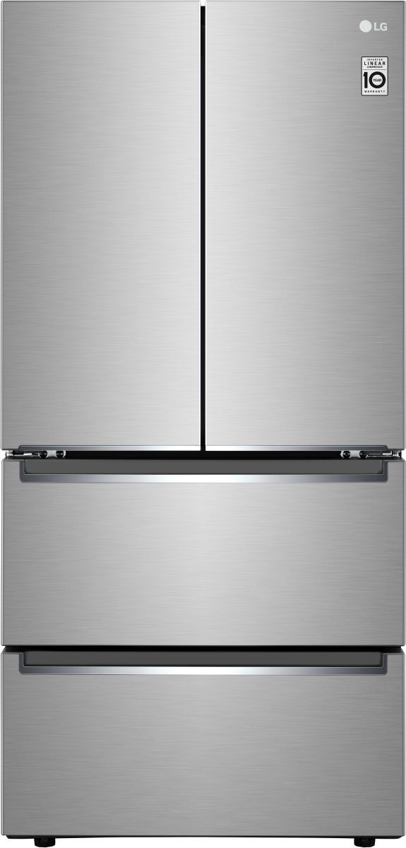 LG 33" 19.0 Cu. Ft. Smudge Resistant Stainless Steel Counter Depth French Door Refrigerator