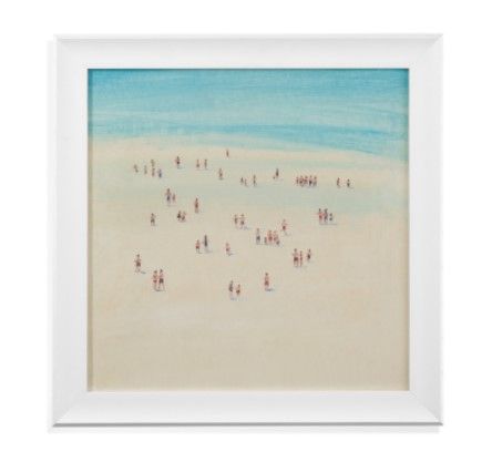 Bassett Mirror Beach Time II Off-White Wall Art-0