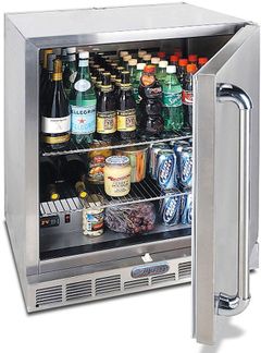 Alfresco™ 7.25 Cu. Ft. Single Door Refrigerator-Stainless Steel-URS-1XE